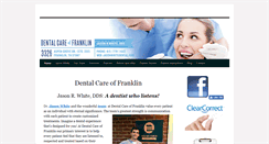 Desktop Screenshot of jasonwhitedental.com