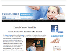 Tablet Screenshot of jasonwhitedental.com